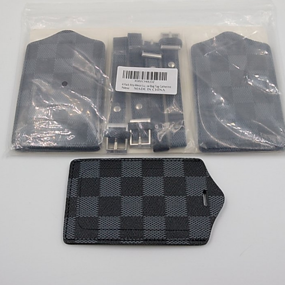 Rita Messi 4 Pack Of Luxury Luggage Tags